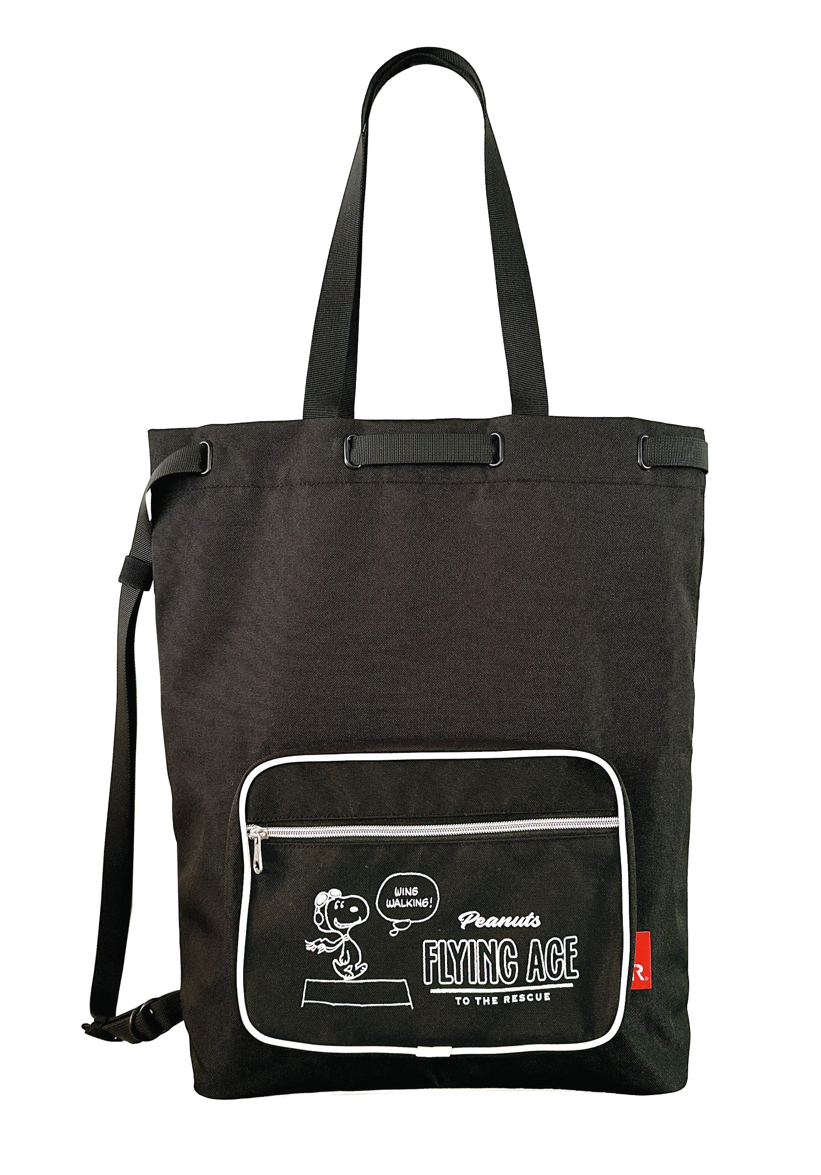 ROOTOTE/IP.セオルーdelta.PEANUTS-9J BLACK