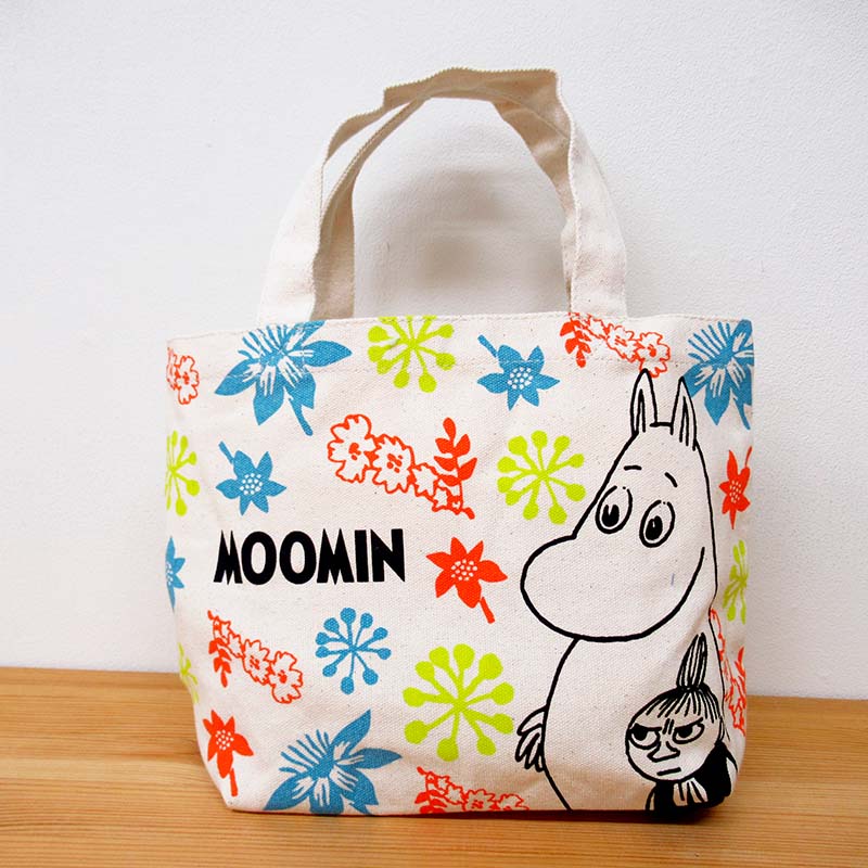 マチ付き付きバッグ MOOMIN /ムーミンとリトルミィ ロゴ