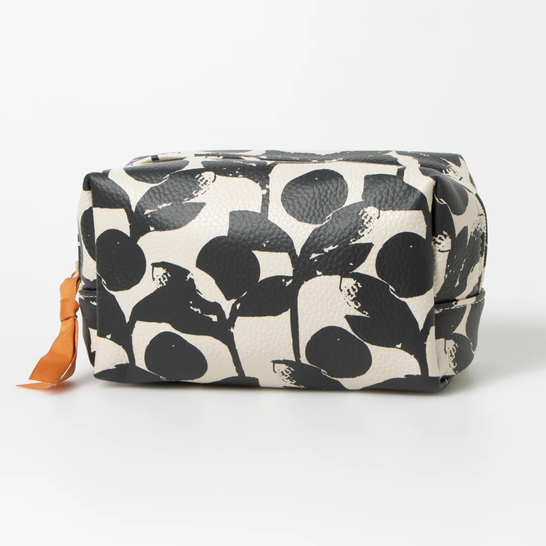 Caroline Gardner / Cube Cosmetic Bag＊Mono Blooms