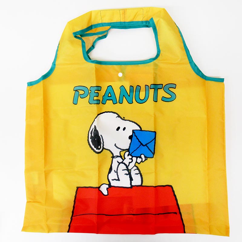 PEANUTS/ショッピングバッグ 黄色