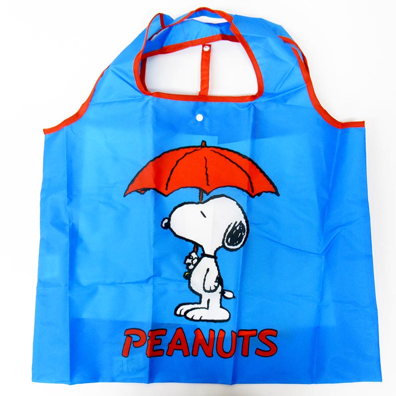 PEANUTS/ショッピングバッグ 水色