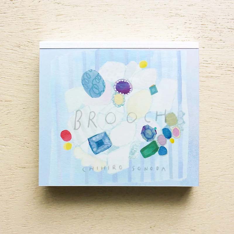 CHIHIRO SONODA/ブロックメモ　BROOCH