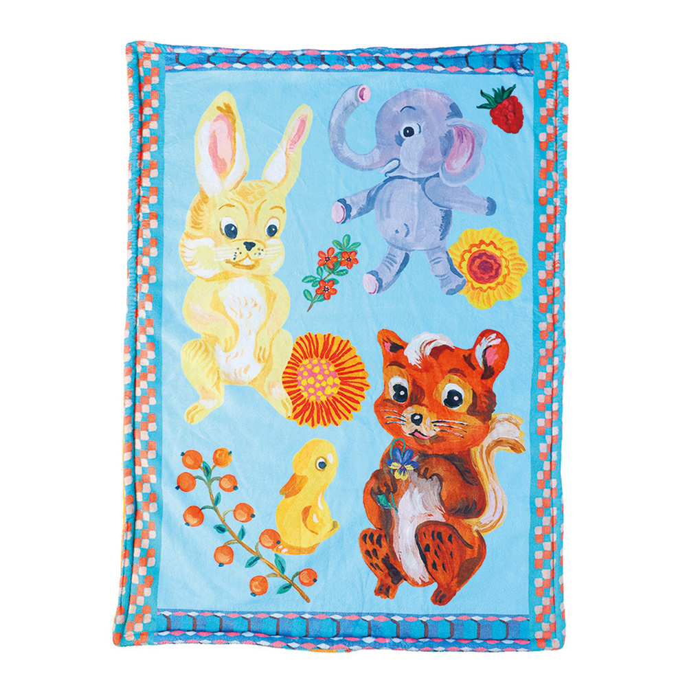 Nathalie Lete Double layer Blanket Squirrel-BL