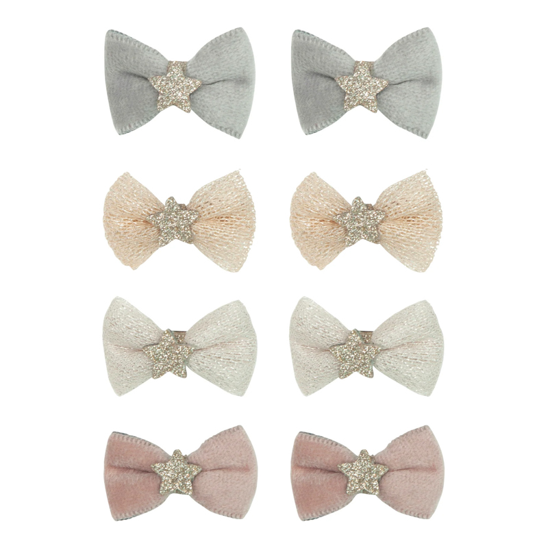 Prima ballerina bow mini clips 2024AW