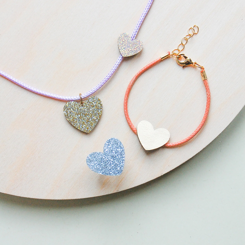 Heart jewelley set