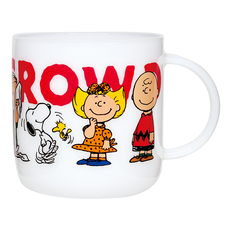 PEANUTS  GLASS MUG /FRIENDS