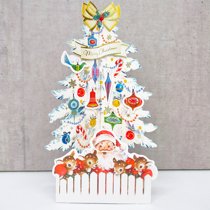 Christmas 3D Card Tree/Chrismas White Tree