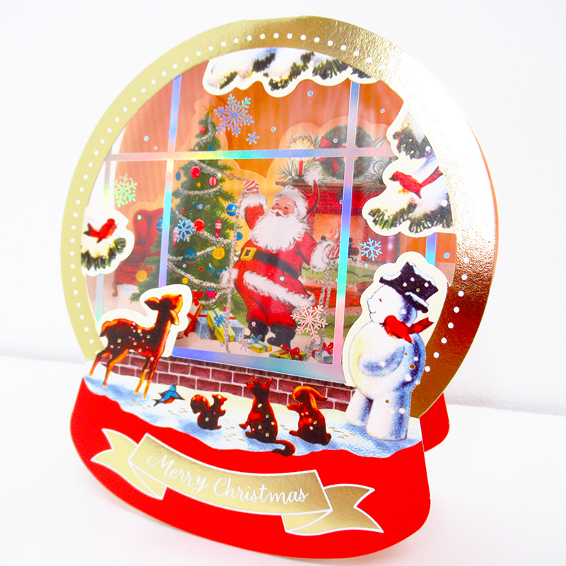 Chrismas Dome Card/Chrismas Dome In The Room