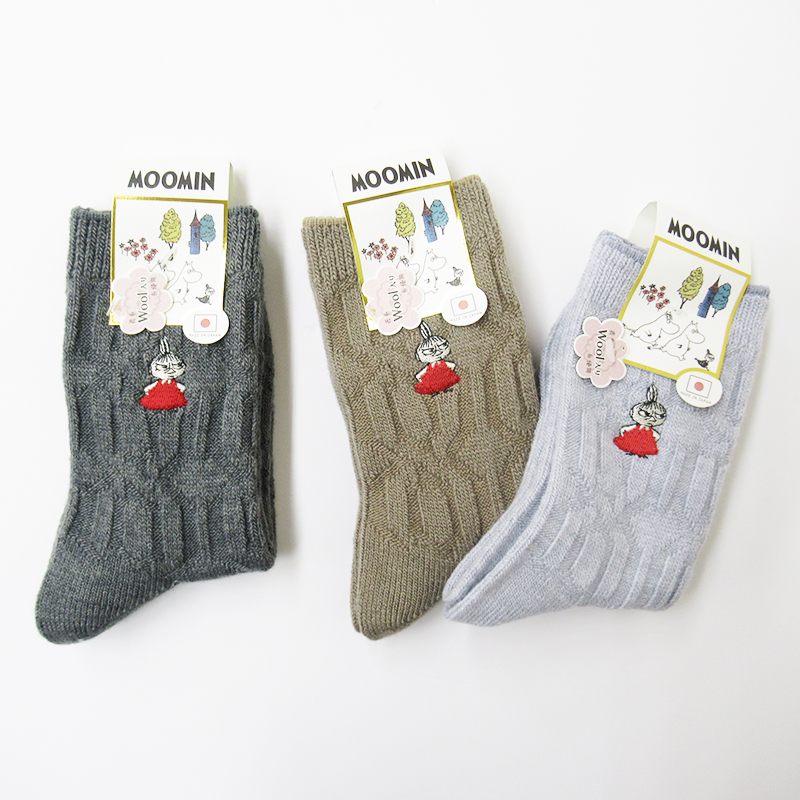 MOOMINソックス  ダイヤリンクス ミイ刺繍　