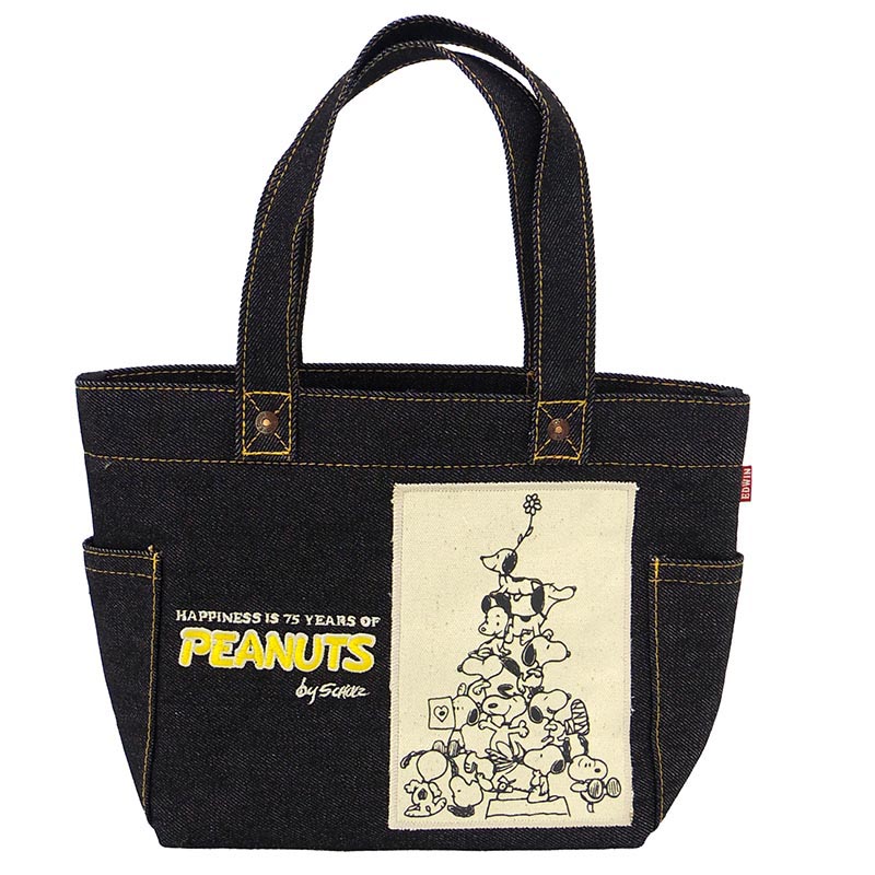 PEANUTS/EDWIN スヌーピー 75th ミニトート