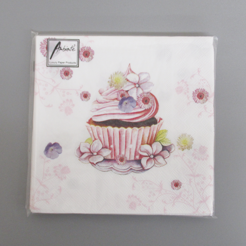 Ambiente ペーパーナプキン Decorated cupcake