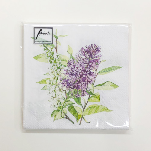 Ambiente ペーパーナプキン Lilac White