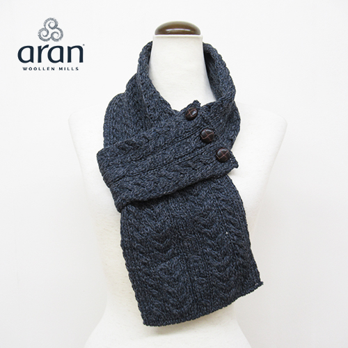 Aran Woolen Mills　アイリッシュウールニットマフラー　CH070