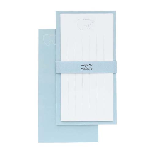 Matsuo Miyuki  Mini letter set   Polar bear