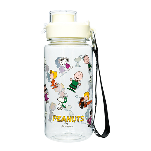 PEANUTS DRINK BOTTLE /CLEAR