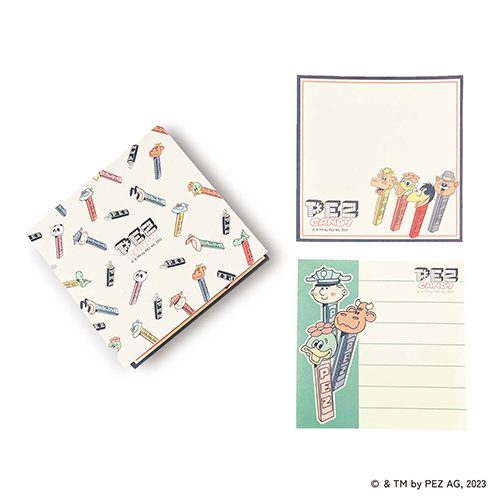 PEZ®︎ STATIONERY ブロックメモ /PATTERN