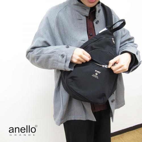 anello GRANDE  ボディバッグ「MOIST」  BK