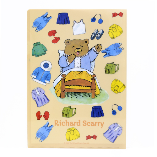 A4 クリアファイル Richard Scarry /朝のしたく