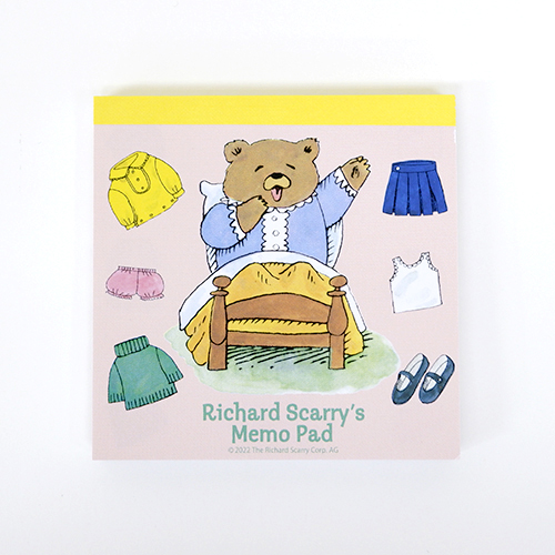 スクエアメモ Richard Scarry /朝のしたく