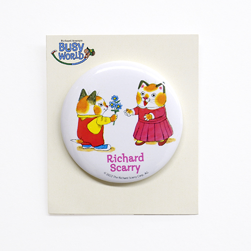 缶バッジ Richard Scarry /おはな