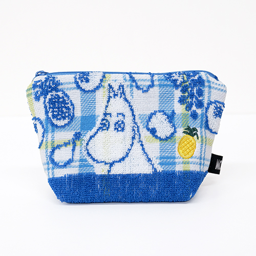 【SALE】MOOMIN ポーチ  /チェックフルーツ B