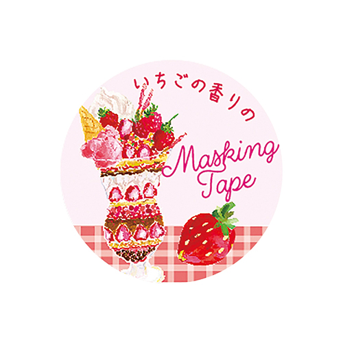 香るマスキングテープ /Strawberry Party パフェ