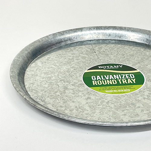 GALVANIZED ROUND TRAY M