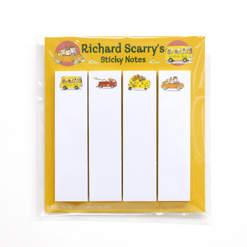 スティック付箋 Richard Scarry /くるま