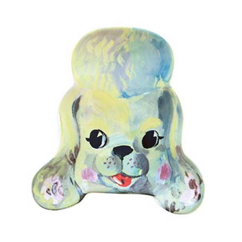 SALE!! Nathalie Lete  Die cut plate L    Poodle-L