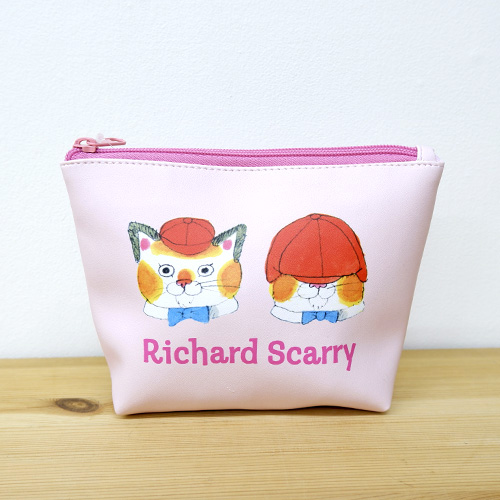 コスメポーチ　Richard Scarry /ハックル　帽子