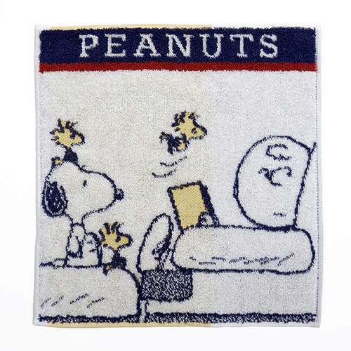 PEANUTS ミニタオル /読書 スヌーピー