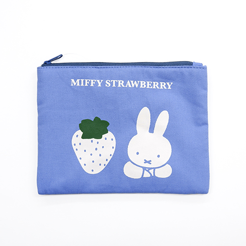 コットンポーチ /MIFFY STRAWBERRY  ストロベリーBL