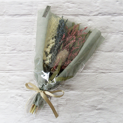 Dry Flower Bouquet L / Gray