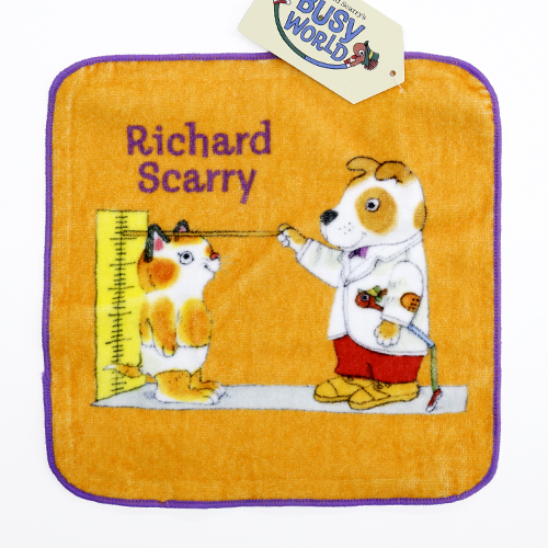 ミニハンドタオル　Richard Scarry /身体測定