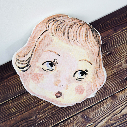 Nathalie Lete  Face Pillows  Doll Face