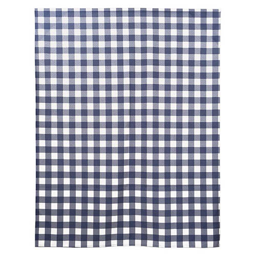 PLAID PRINT TABLECLOTH BLUE