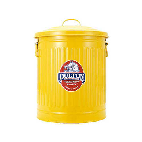 MINI GARBAGE CAN YELLOW-M