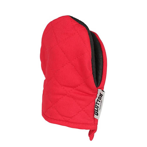 GLUTTON OVEN MITT RED