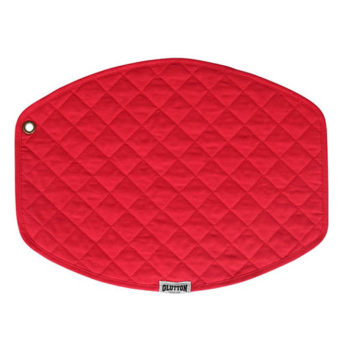 GLUTTON PLACE MAT RED