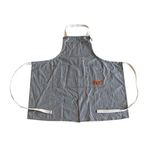 'MW' WORK APRON HICKORY STRIPE