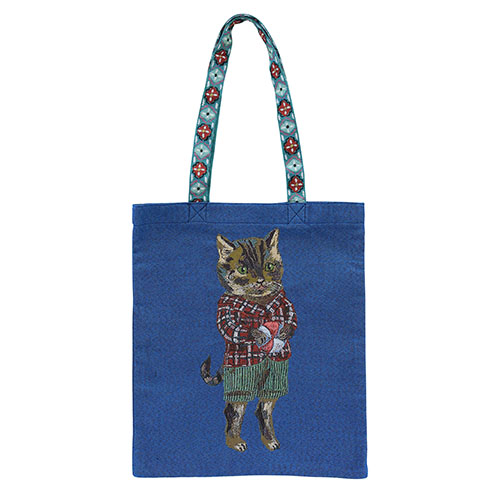 Nathalie Lete  Rectangle tote bag   Tabby cat