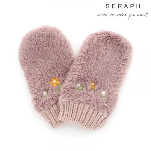 SALE! SERAPH  刺繍デザイン手袋  PK