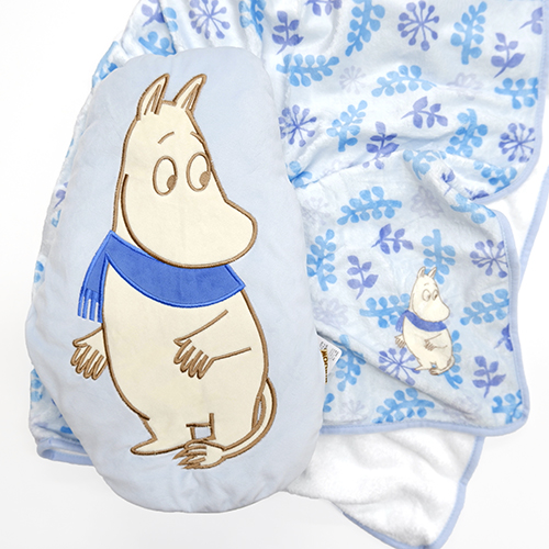 SALE! !MOOMIN ブランケット イン クッション /リーフ