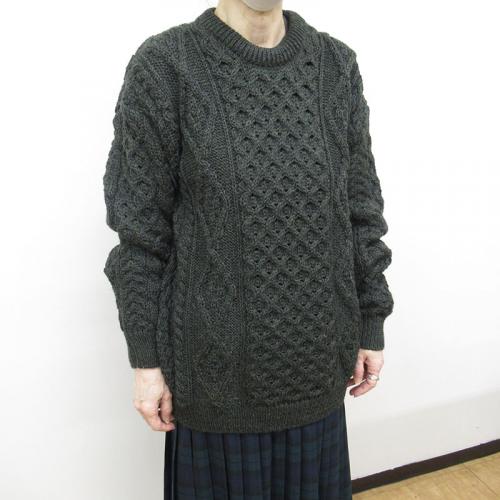 Aran Woolen Mills　クルーネックセーター　GR924