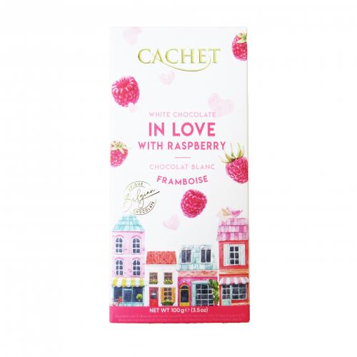 Cachet(カシェ) 板チョコ　ラズベリー　ホワイトチョコレート