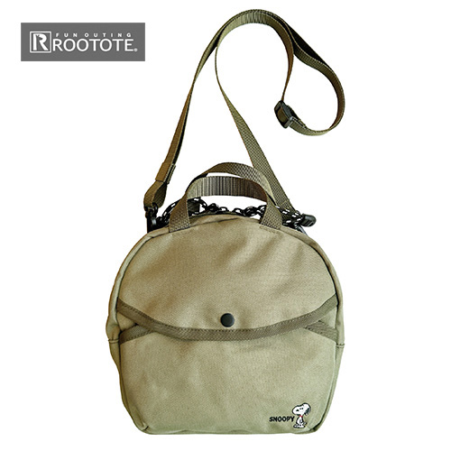 ROOTOTE   IP.BR.Shell.Peanuts-9G /KHAKI