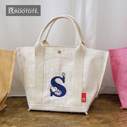 ROOTOTE   IP.デリ.ジュート.Peanuts-9D /S-Ivory