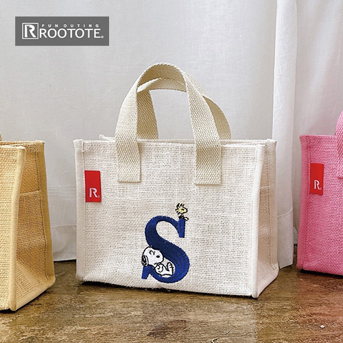 ROOTOTE   IP.BR.boxジュート.Peanuts-9D /S-Ivory