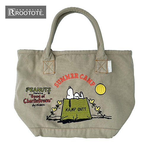 ROOTOTE   IP.デリ.シシュウ.Peanuts-9C /Camp