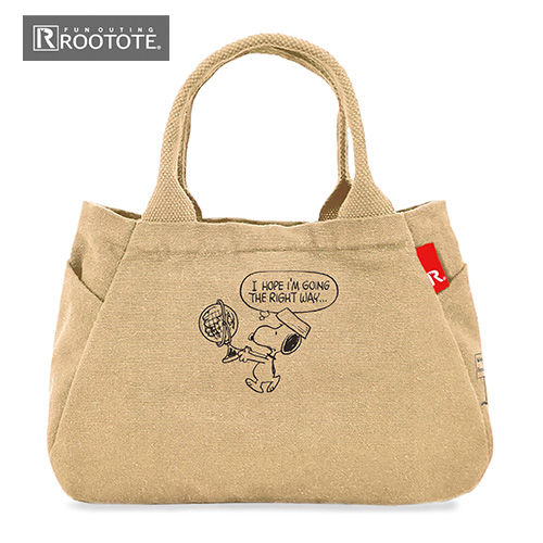 ROOTOTE   IP.デリ.Peanuts-9A /Beige